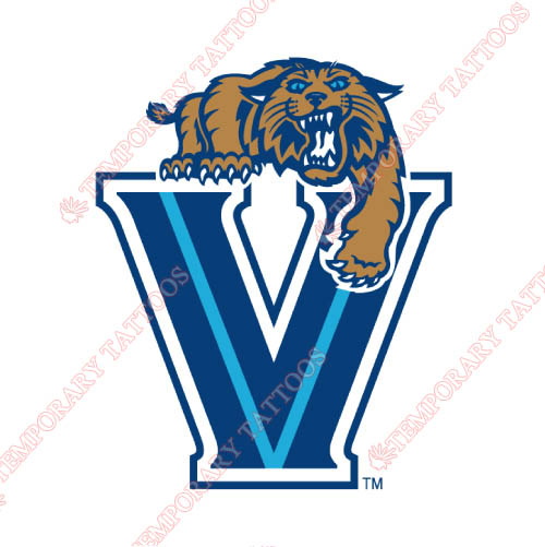 Villanova Wildcats Customize Temporary Tattoos Stickers NO.6818